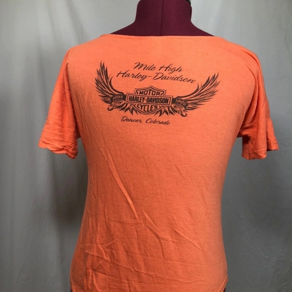 Harley-Davidson Peach Tee - Picture 2 of 9
